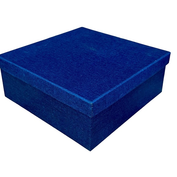 Menorah Hanukkah  Hand Painted Brass Enamel  NWB 6” By 6” Blue Teal Gold - Picture 6 of 16